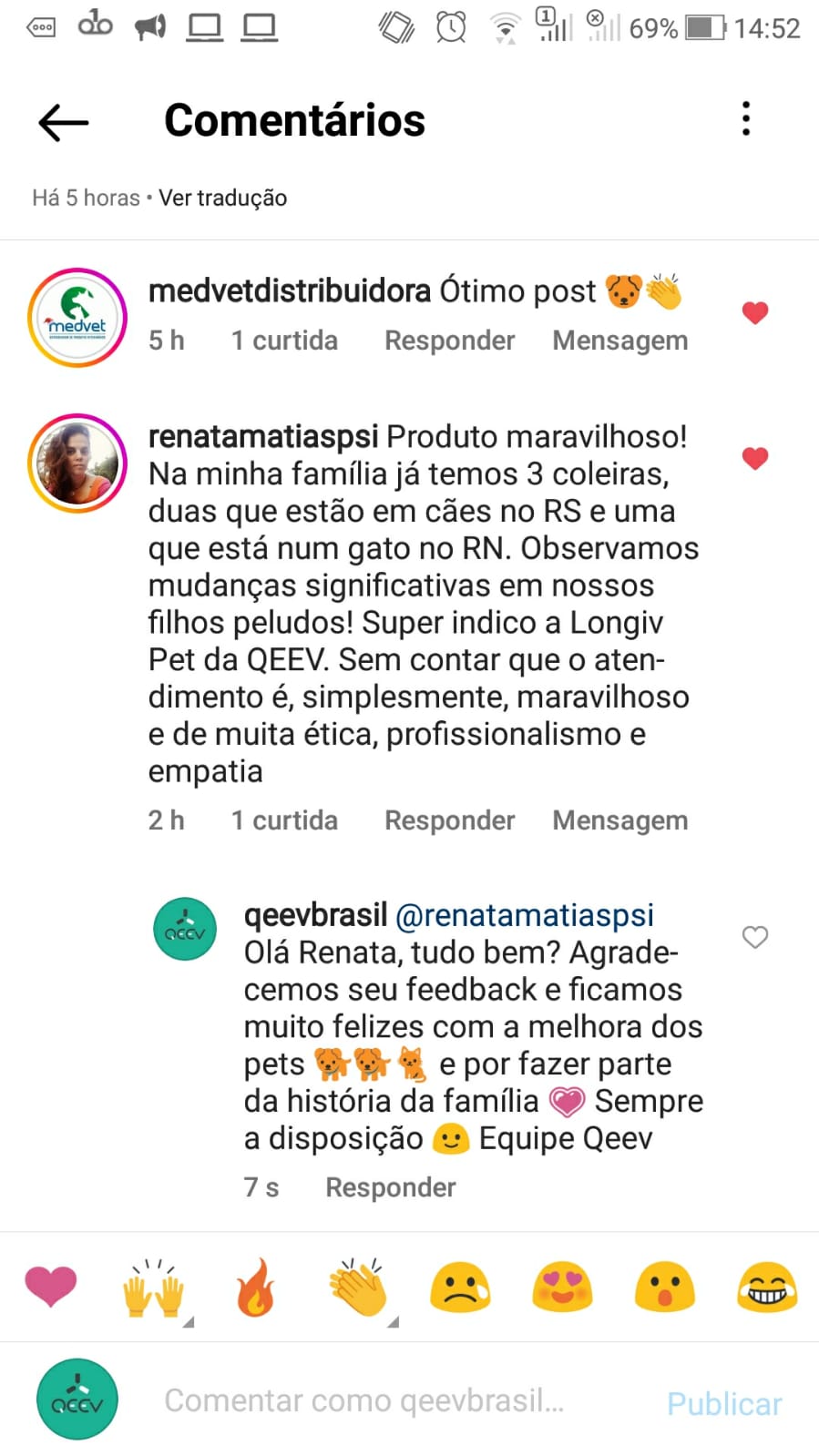 Cão qualidade de vida Depoimento Renata